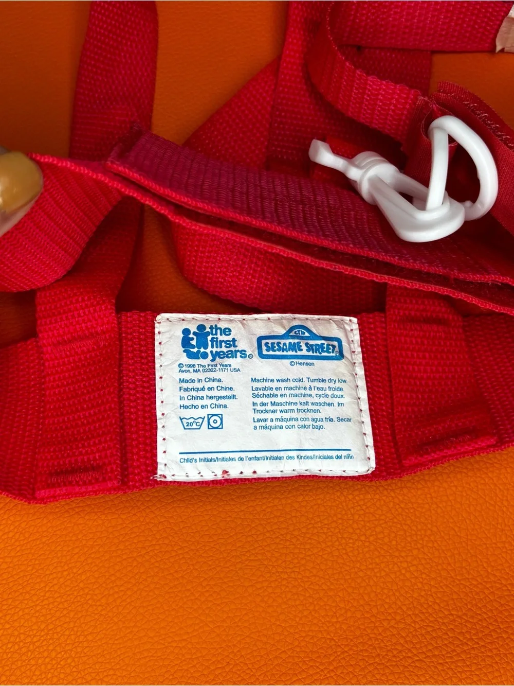 Elmo Sesame Street x The First‎ Years Harness Strap Vintage NWOT